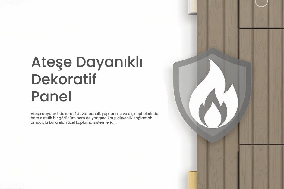 Ateşe Dayanıklı Dekoratif Duvar Paneli Seçerken Bilinmesi Gerekenler